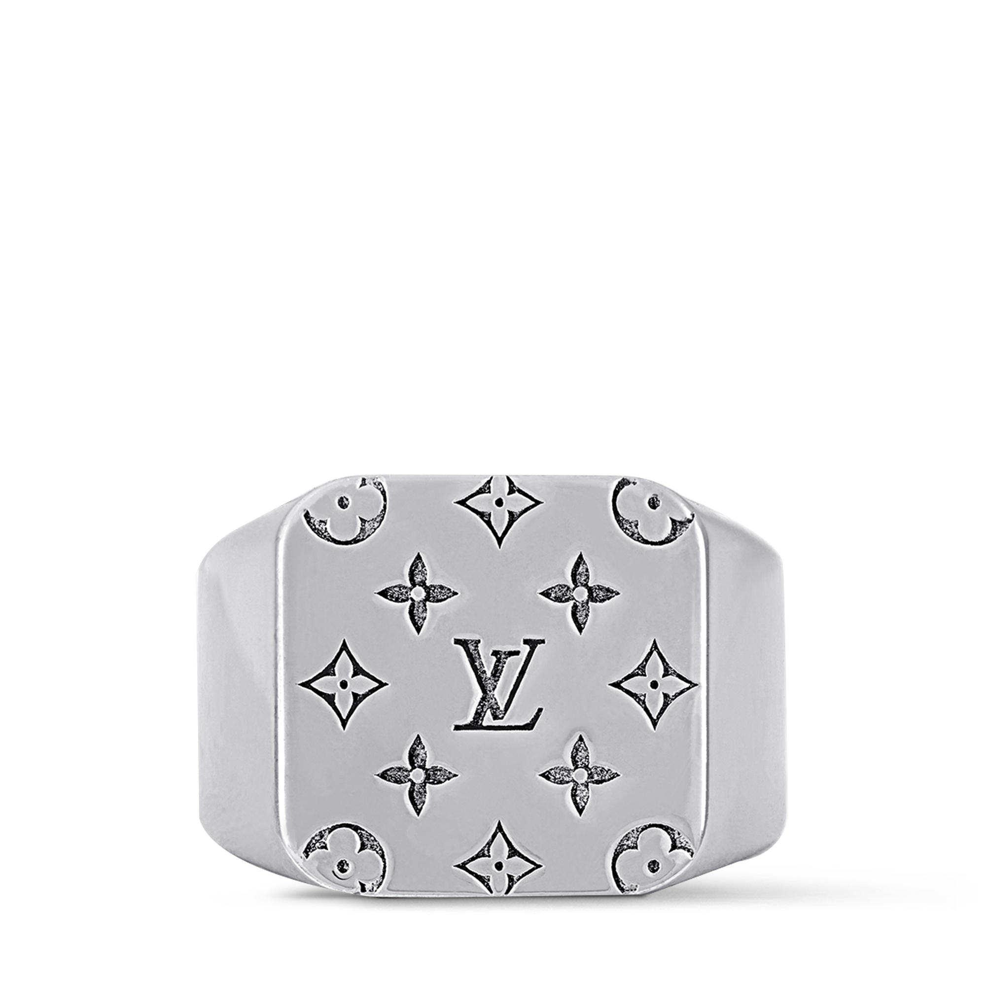 LOUIS VUITTON リング・LV モザイク シグネット / M1535M M1535L LV Mosaic Signet Ring S00 - Fashion Jewelry M1535M | LOUIS